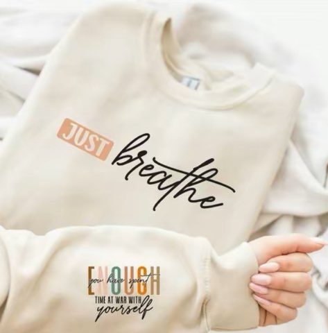 Just Breathe Crewneck