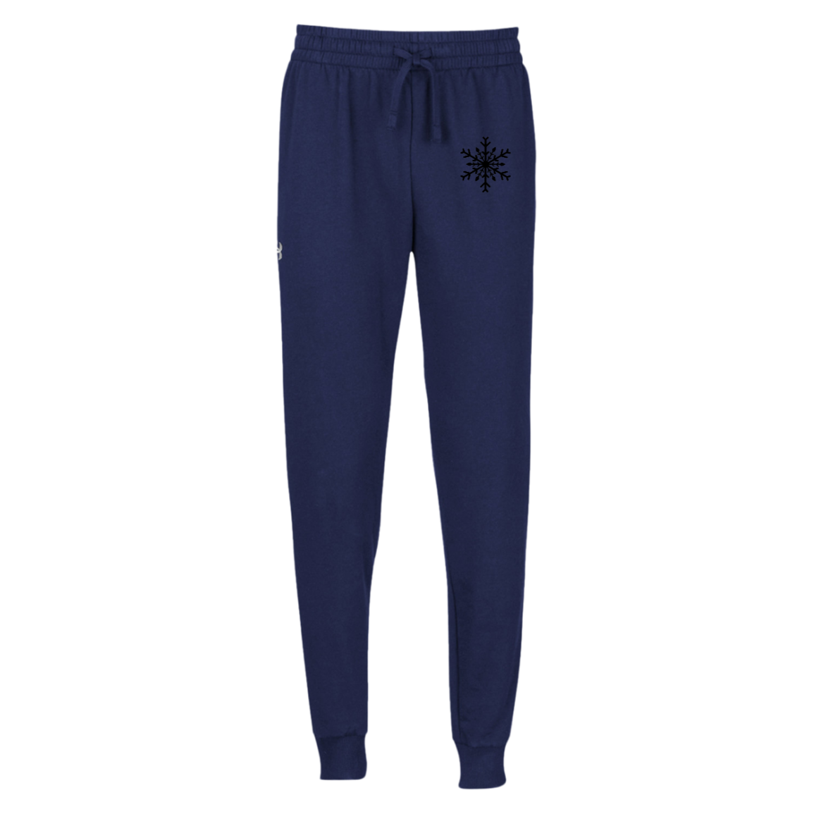 Under Armour Mens Rival Fleece Sweatpant with snowflake print