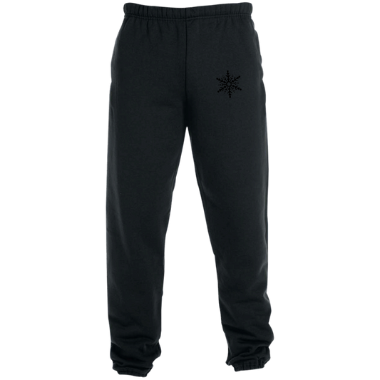 Sweatpants with Pockets and a tiny snowflake on them