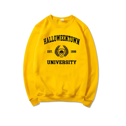 Halloweentown University Crewneck Sweatshirt, Women Fall Sweatshirt Graphic Casual Pullover Tops