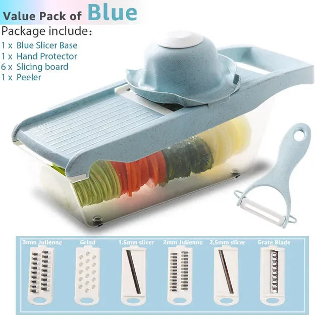 Vegetable Chopper Multifunctional Grater Cutter Kitchen Accessories Manual Fruit Slicer Potatos Shredders Cheese Onions Slicers