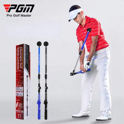 PGM Golf swing trainer Folding Correction Practitioner Adjustable Length Angle Beginner Available with Left Right Hands HGB023