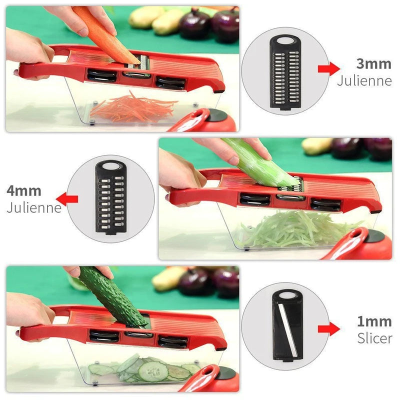 Vegetable Chopper Multifunctional Grater Cutter Kitchen Accessories Manual Fruit Slicer Potatos Shredders Cheese Onions Slicers